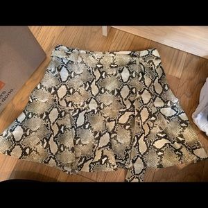 Zara Snake Print Skirt Size S